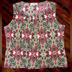 Jones Studio Sleeveless Blouse - 0007